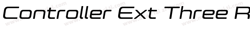 Controller Ext Three Regular字体转换